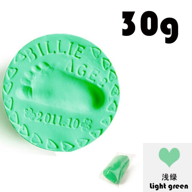 baby footprint Clay