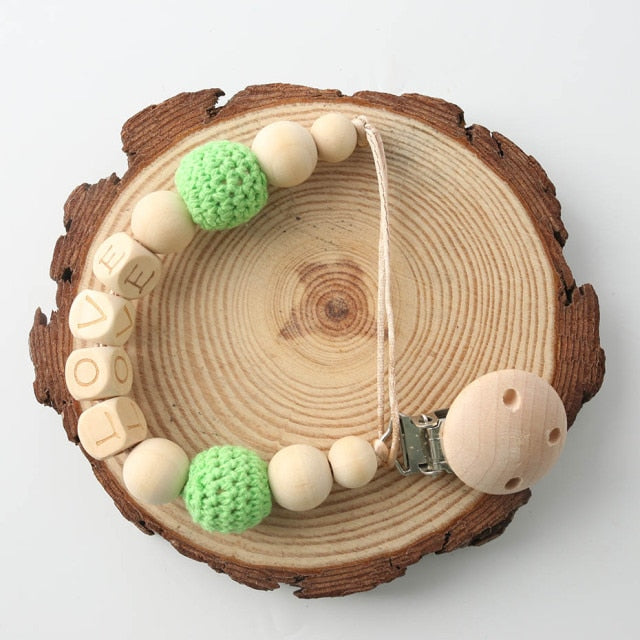Wooden Pacifier Chains