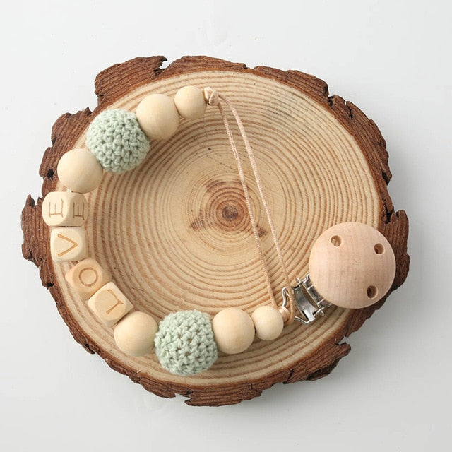 Wooden Pacifier Chains