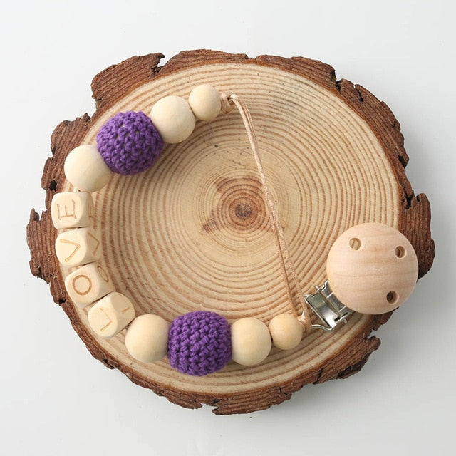 Wooden Pacifier Chains