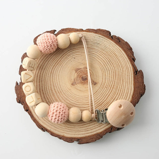 Wooden Pacifier Chains