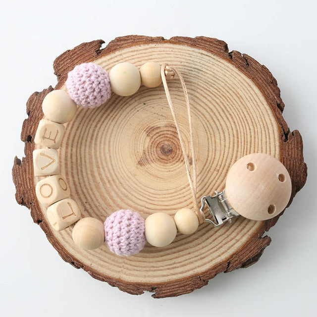 Wooden Pacifier Chains