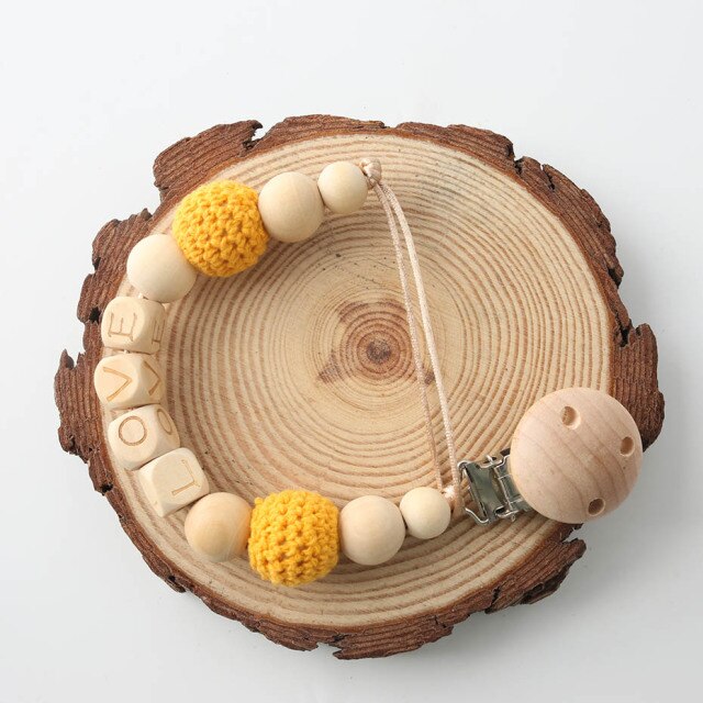 Wooden Pacifier Chains