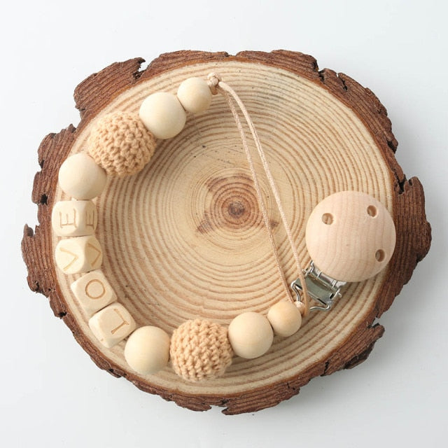 Wooden Pacifier Chains