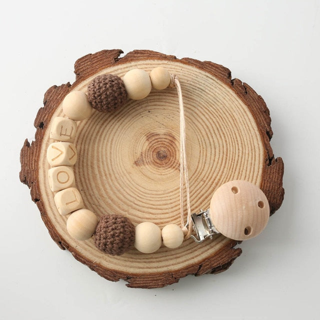 Wooden Pacifier Chains