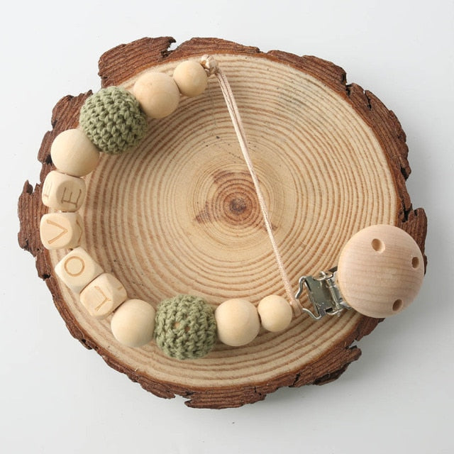 Wooden Pacifier Chains