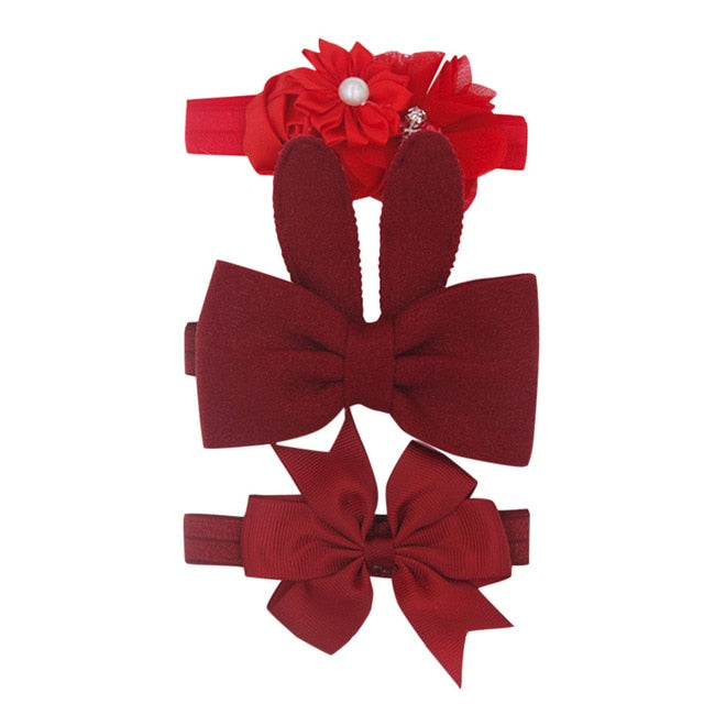 Floral Headband Chiffon Ribbon