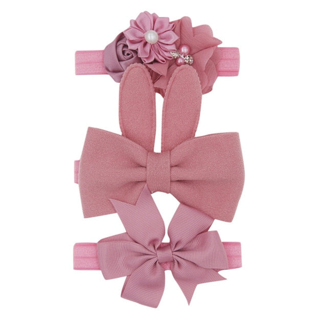 Floral Headband Chiffon Ribbon