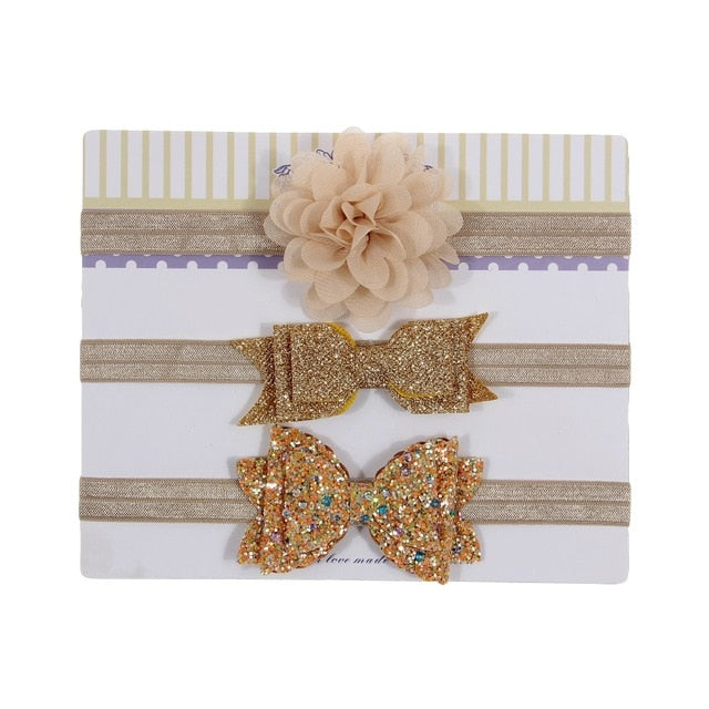 Floral Headband Chiffon Ribbon