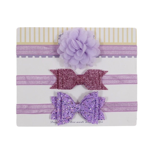 Floral Headband Chiffon Ribbon