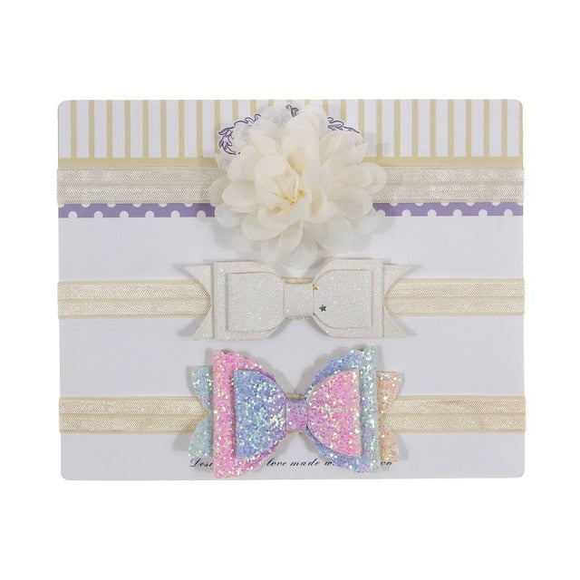 Floral Headband Chiffon Ribbon