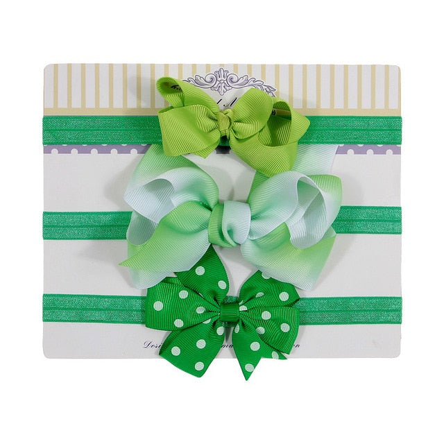 Sequin Felt Bow Lotus Flower Elastic Headbands