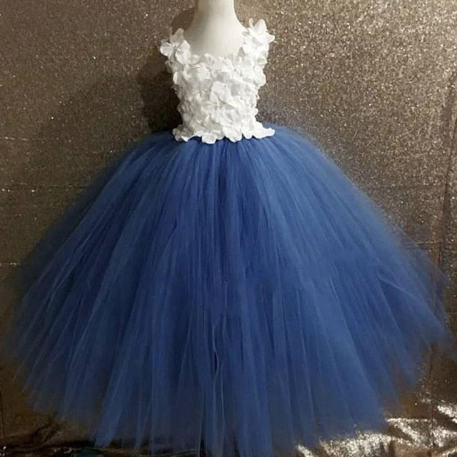 Princess Flowers Petal girl wedding dress