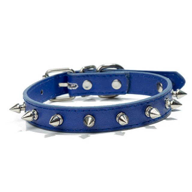 Harp Spiked Studded Leather Collars