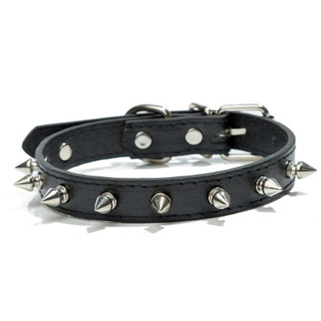 Harp Spiked Studded Leather Collars
