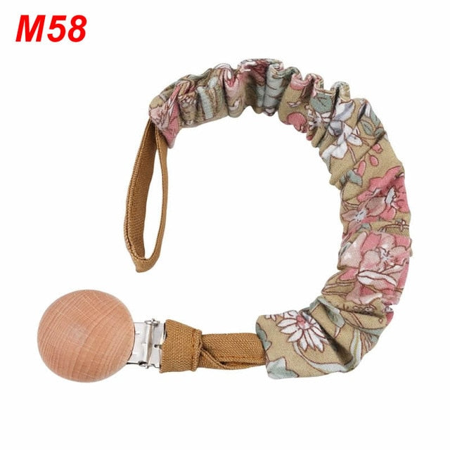 Cotton Pacifier Clip
