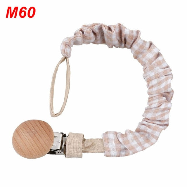 Cotton Pacifier Clip
