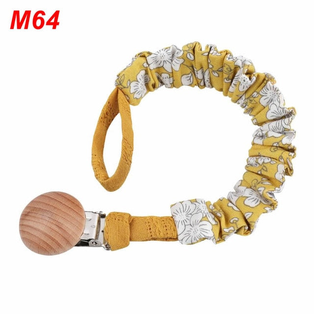Cotton Pacifier Clip