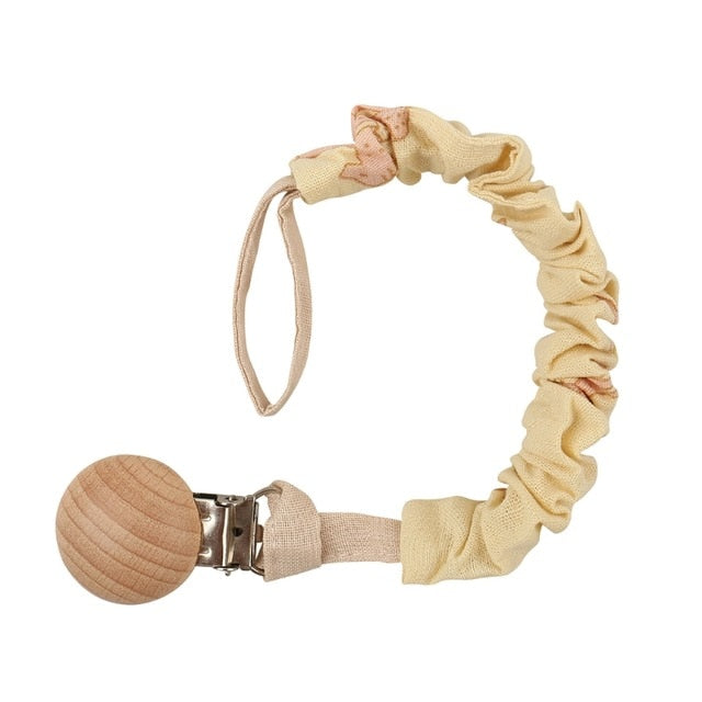 Cotton Pacifier Clip