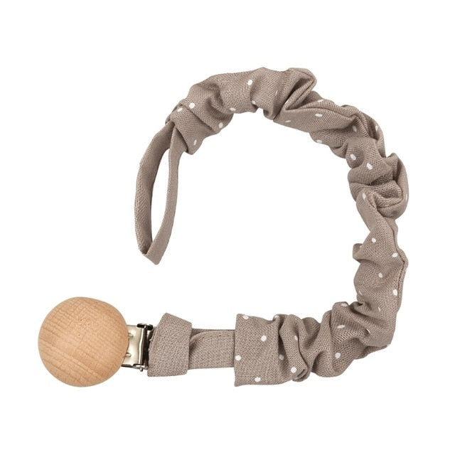 Cotton Pacifier Clip