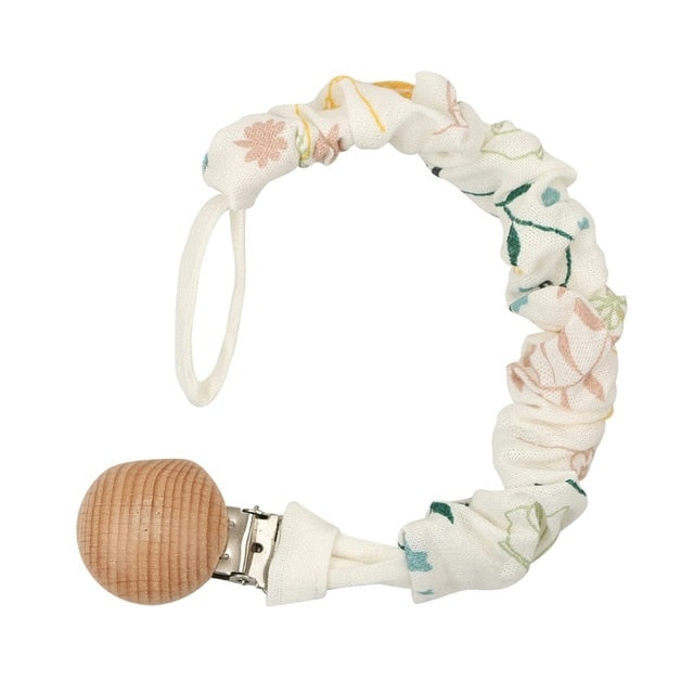 Cotton Pacifier Clip