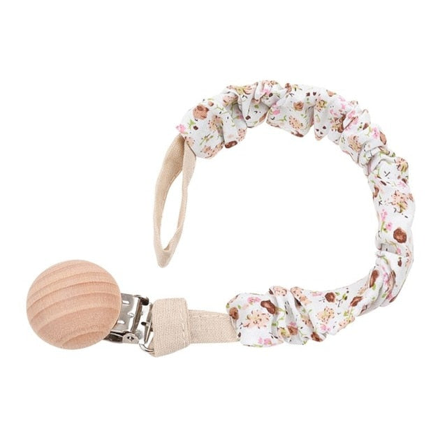 Cotton Pacifier Clip
