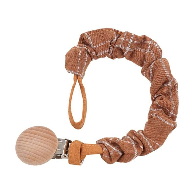 Cotton Pacifier Clip