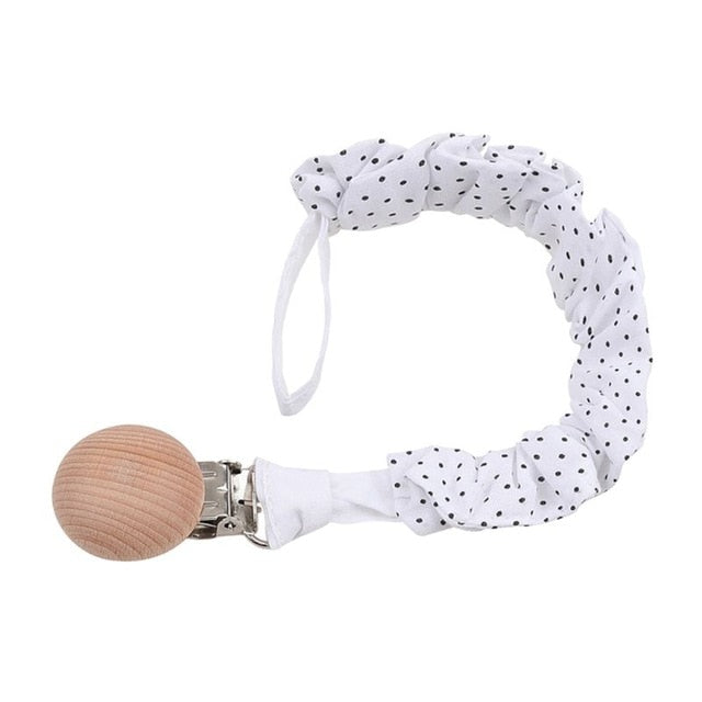 Cotton Pacifier Clip