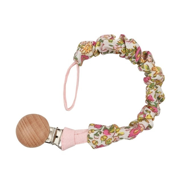 Cotton Pacifier Clip
