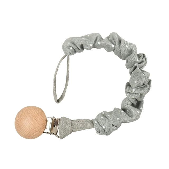 Cotton Pacifier Clip