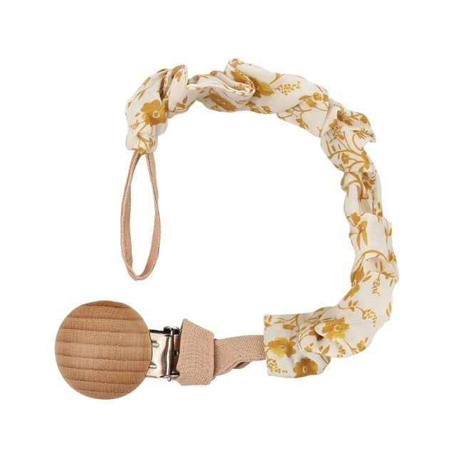 Cotton Pacifier Clip