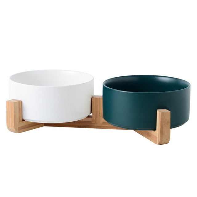 Ceramic Double Bowl