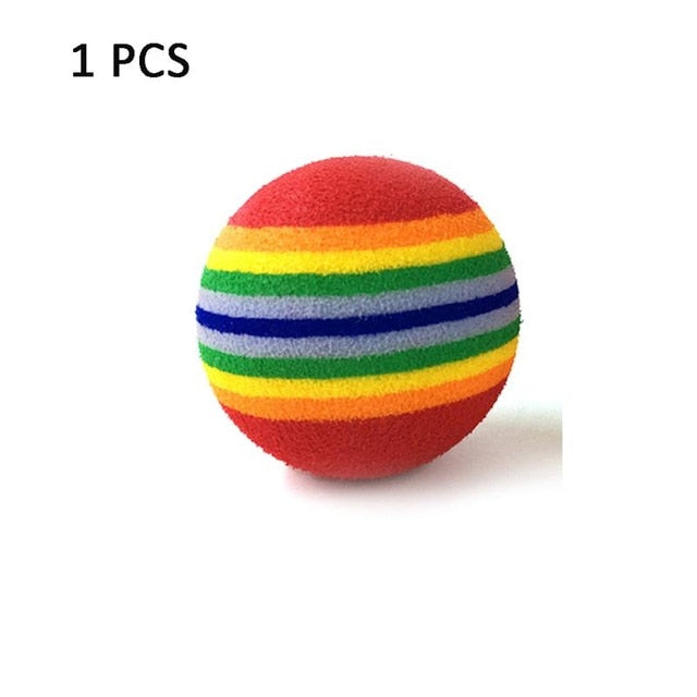 Rainbow Ball Cat Toy