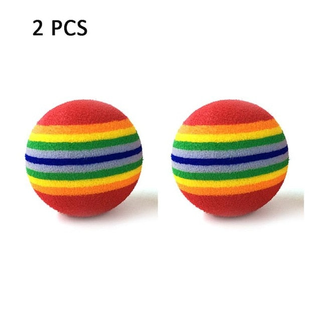 Rainbow Ball Cat Toy