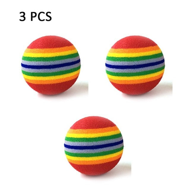 Rainbow Ball Cat Toy