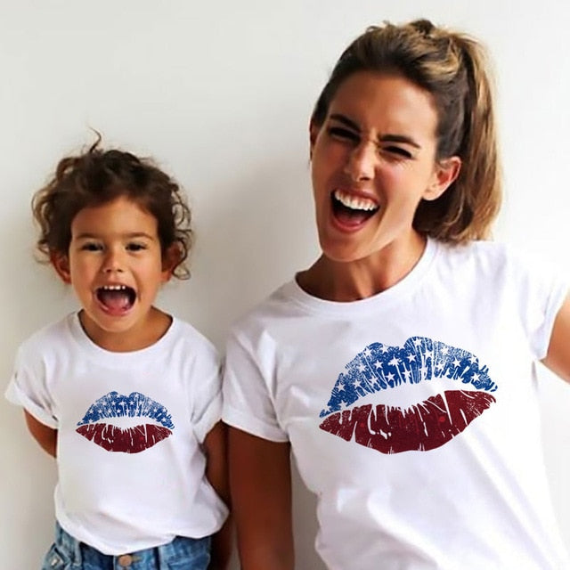 Rainbow Mother Daughter T-shirts
