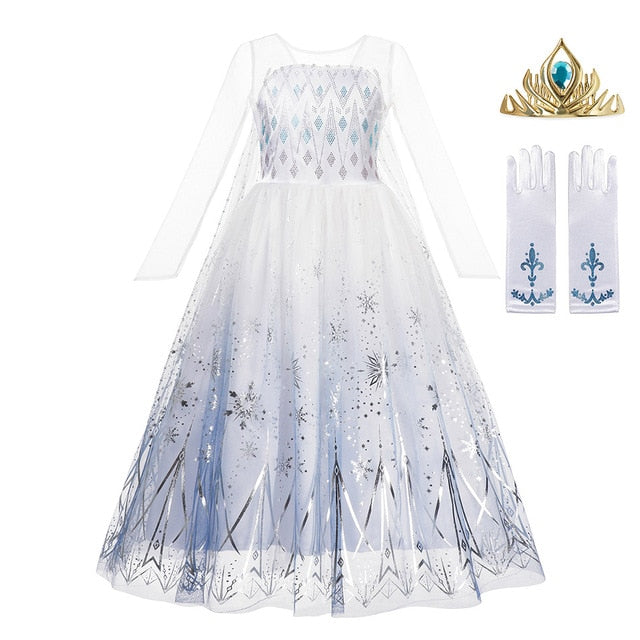 Snow Queen Halloween Party Costume