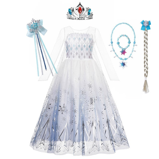 Snow Queen Halloween Party Costume