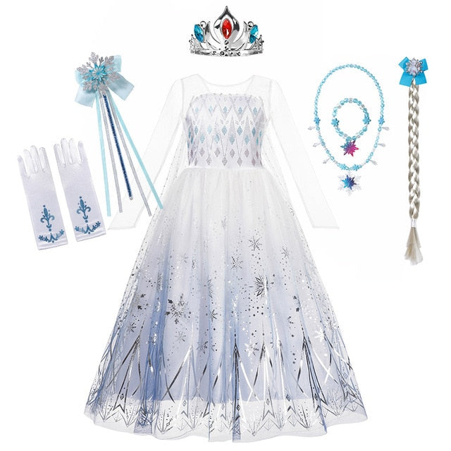 Snow Queen Halloween Party Costume