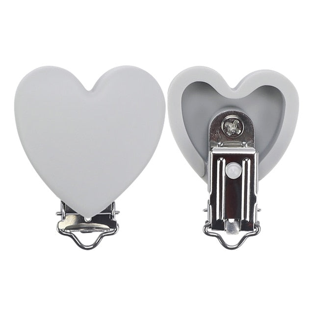 Round/Heart Silicone Clip