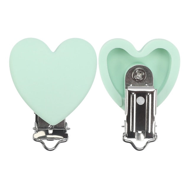 Round/Heart Silicone Clip