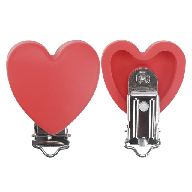 Round/Heart Silicone Clip