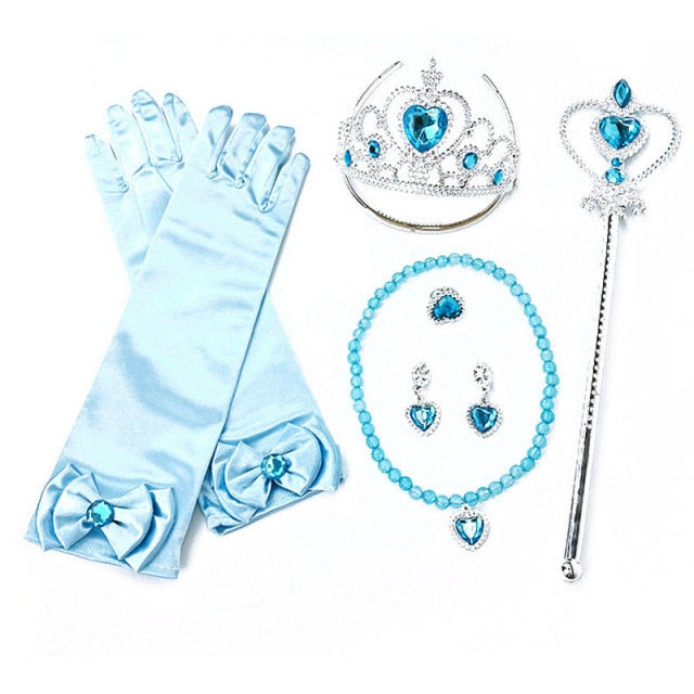 Elsa White Wig Kids Cosplay Snow Queen