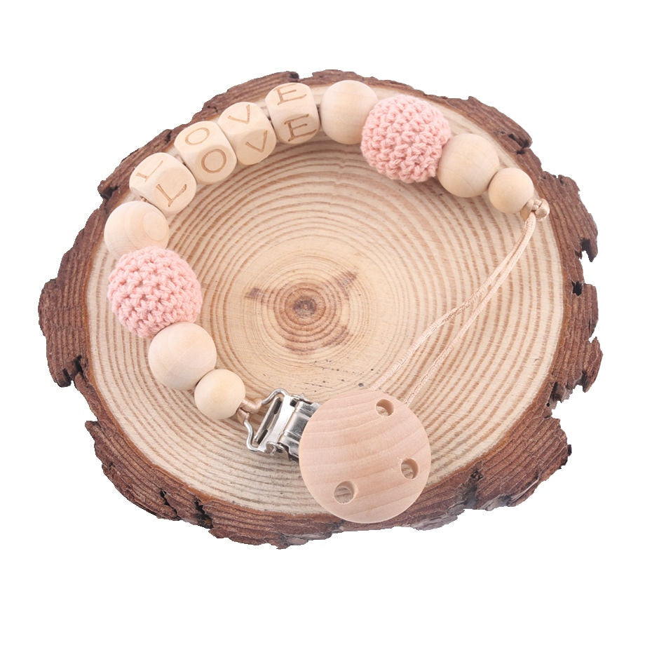 Wooden Pacifier Chains