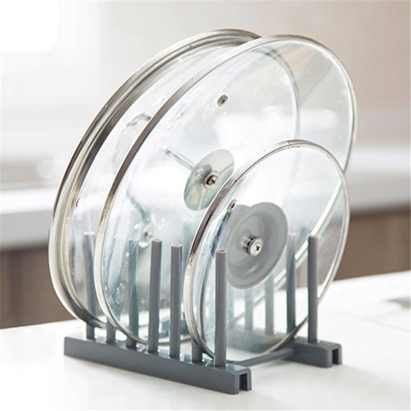 Pot Lid Rack Stainless Steel Holder