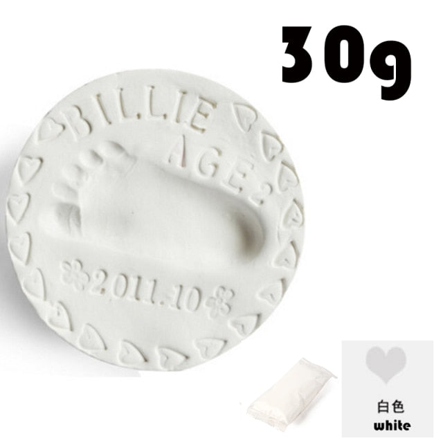 baby footprint Clay