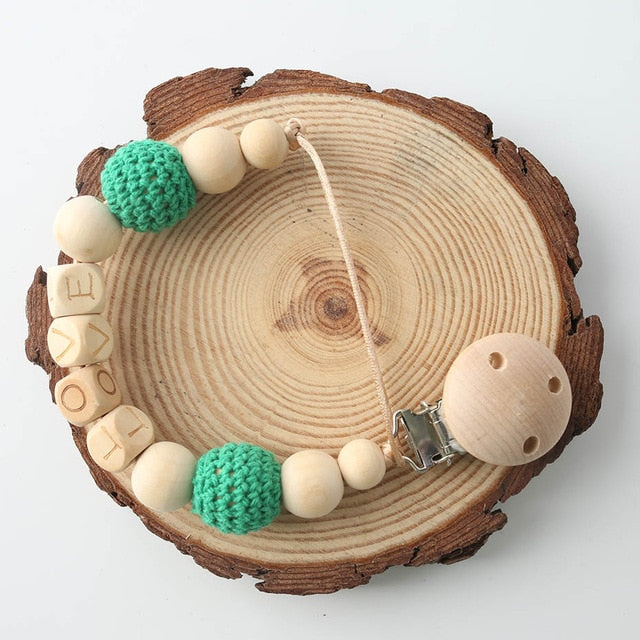 Wooden Pacifier Chains