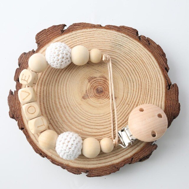 Wooden Pacifier Chains