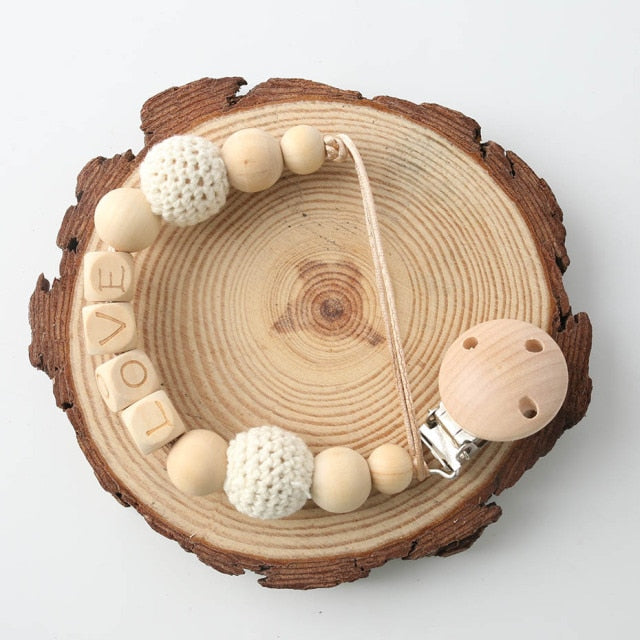 Wooden Pacifier Chains