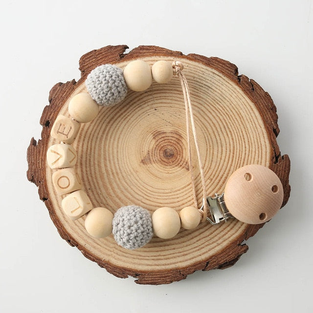 Wooden Pacifier Chains